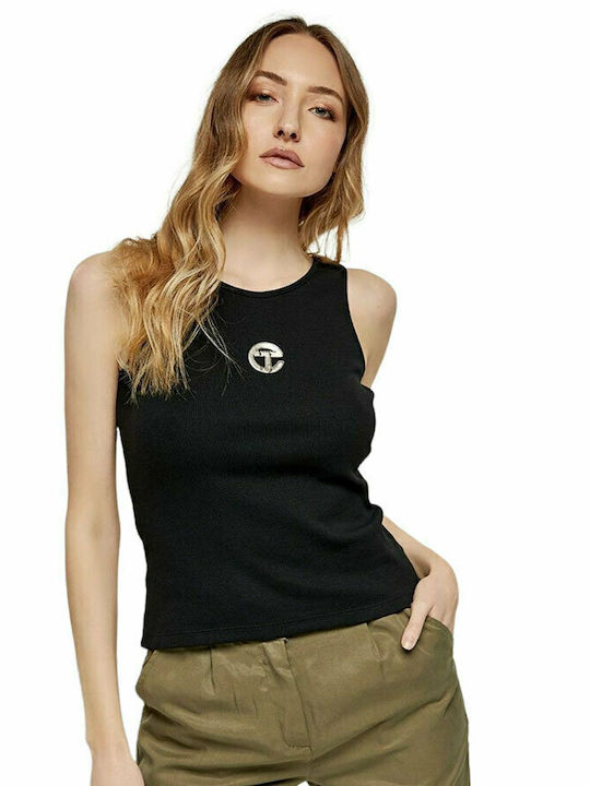 Edward Jeans Melanie Women's Summer Blouse Cotton Sleeveless Black