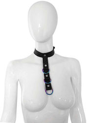 XX-Ddreamstoys Κολάρο Neck Restraint with Connecting Strap Black