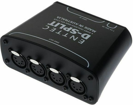 Enttec D-Split 4x5pin DMX Сплитер за Конзола за Осветление с 512 Контролни Канали