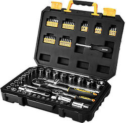 Deko DKMT72 Tool Case with 72 Tools