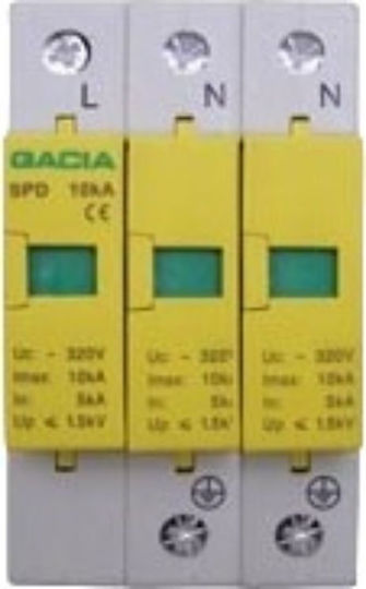 Maxge 3-Poles Inspired T2 Panel Lightning Protection 60kA 400VAC
