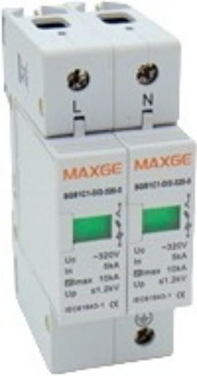 2-Poles Inspired T2 Panel Lightning Protection 10kA 230VAC