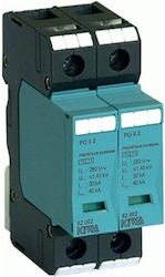 Kiwa 2-Poles Inspired T3 Panel Lightning Protection 40kA