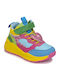 Rainbow Kids Sneakers High with Scratch Multicolour