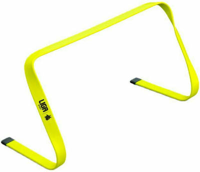 Liga Sport Agility Flat Hurdle Εκπαιδευτικό Εμπόδιο 30cm σε Κίτρινο Χρώμα