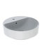 Geberit Variform Countertop Sink Porcelain 45x45x11cm White