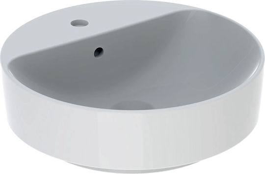 Geberit Variform Deasupra Blatului Chiuvetă Porțelan 45x45x11cm Alb