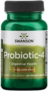 Swanson Probiotic-4 Probiotics 60 caps