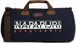 Napapijri Sack Voyage Bering 3 with Capacity 48lt In Blue Marine Colour