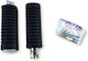 Nikme Foot Peg Μοτοσυκλέτας in Black Color 010120