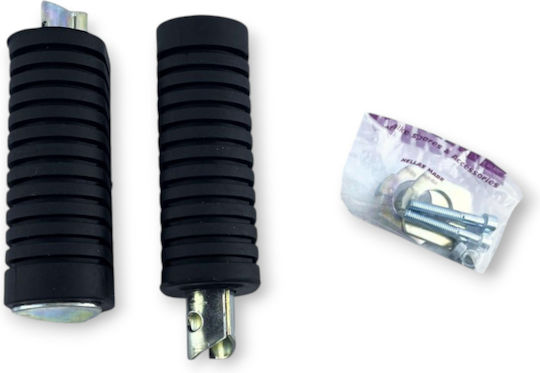 Nikme Foot Peg Μοτοσυκλέτας in Black Color 010120