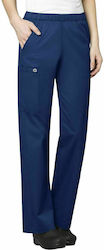 WonderWink Pull-On Women's Navy Blue Medical Pa...