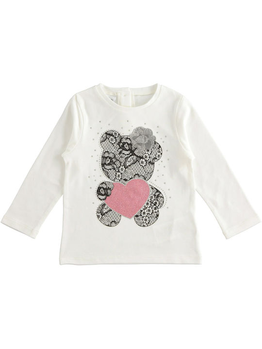 iDO Kids Blouse Long Sleeve Ecru