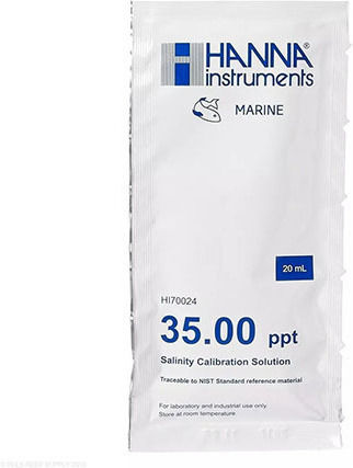 Hanna Τest Νερού Ενυδρείου 35.00ppt Salinity Calibration Solution 20ml