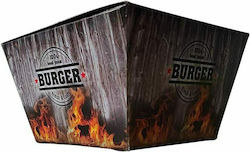 A2S Disposable Burger Paper Box 13.5x9x15cm 12pcs