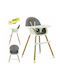 Momi Flovi Baby Highchair 3 in 1 with Adjustable Height Dark Gray