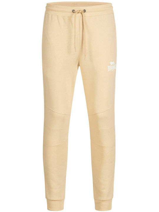 Lonsdale Yetminster Sweatpants with Elastic Beige