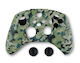 Spartan Gear Θήκη Σιλικόνης και Thumb Grips για Χειριστήριο Xbox Series Green Camo
