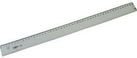 Groovy Ruler Plastic Transparent 40cm