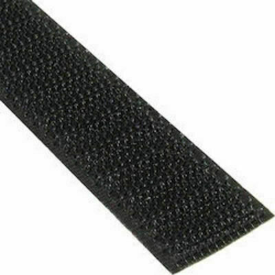 JGS S.A. Self-Adhesive Hook & Loop Tape Black 50mmx1m 1pcs 9200-212