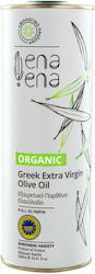 Ena Ena Extra Virgin Olive Oil Organic PGI Olympia 500ml in a Metallic Container