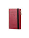 RFID Signal Block RFID Passport & Credit Card Case cu fermoar Card și pașaport Case - Red OEM