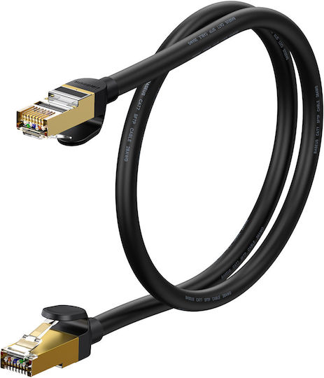 U/UTP Cat.7 Cablu De Rețea Ethernet 0.5m Negru 1 Bucată WKJS010001