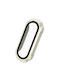 Plastic Case with Glass Ivory White for Xiaomi Mi Band 6, 5, 4, 3