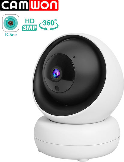 Camwon WIP-PT300J IP Κάμερα Παρακολούθησης Wi-Fi Full HD 1080p με Αμφίδρομη Επικοινωνία και Φακό 3.6mm