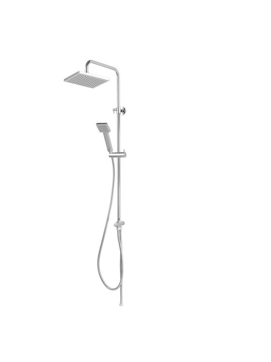 Ferro Wizard Adjustable Shower Column with Mixe...