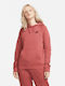 Nike Sportswear Essential Γυναικείο Φούτερ με Κουκούλα Κόκκινο