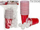 Best For Life Philosophy Beer Pong με 15 Μπάλες + 22 Ποτήρια, 550 ml 799974