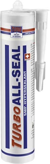 Turbo All Seal Σφραγιστική Σιλικόνη Λευκή 310ml