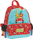 Hallmark Schulranzen Rucksack Kindergarten Mehrfarbig mit Flaschenhalter 9Liter