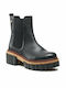 Leather Women's Chelsea Boots Black