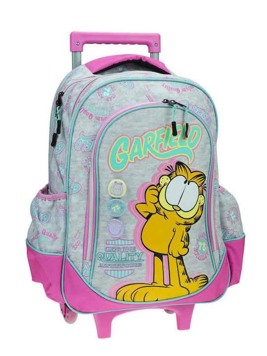 Back Me Up Garfield School Bag Trolley Elementary, Elementary in Gray color