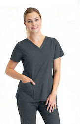 Barco BE001 Women's Gray Medical Blouse Cotton ...
