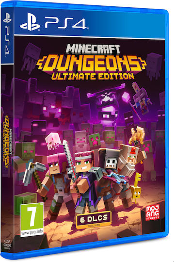Minecraft Dungeons Ultimate Edition PS4 Game (Used)