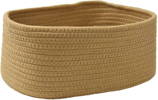 Atmosphera Storage Basket Fabric Brown 32x22x14cm 1pcs