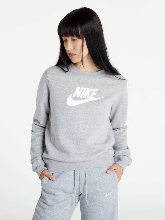 Nike Γυναικείο Φούτερ Γκρι