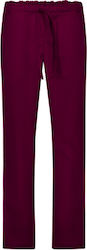 bwell Alessi Unisex Burgundy Medical Pants Cott...