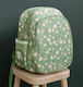A Little Lovely Company with Insulated Compartment School Bag Backpack Kindergarten Green with Water Bottle Holder 16Liters
