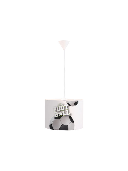 Inlight Single Bulb Kids Lighting Pendant with Drive Size E27 In White Colour