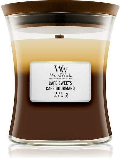 WoodWick Trilogy Αρωματικό Café Sweets σε Βάζο Καφέ