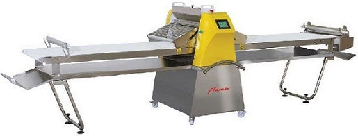 Flamic Bakery And Pastry Equipment FAST 700-2000 Mașină de făcut foi De podea 2000W / 230V L455xl120xH134.5cm.