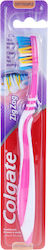 Colgate Zig Zag Manuelle Zahnbürste Weiche Rosa