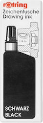 Rotring Drawing Ινκ Bottles Black Replacement Ink for Rapidograph in Black color 23ml