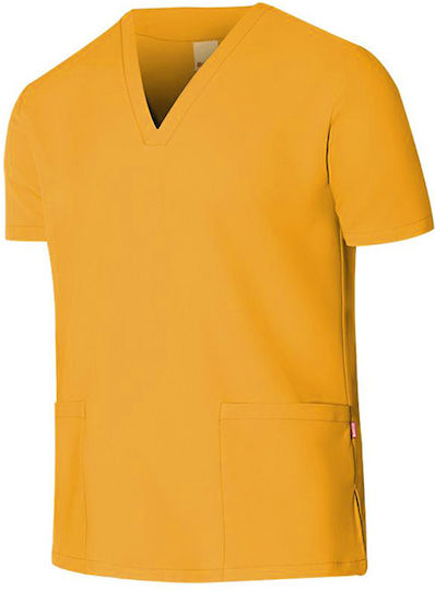 Velilla Mito Unisex Ιατρική Μπλούζα Κίτρινη