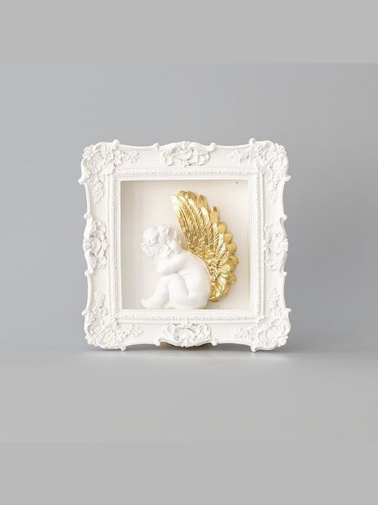 Eurolamp Weihnachtliche Keramisch Figur Cherub Gold 20x20x27.1cm