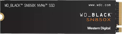 Western Digital Black SN850X W/o Heatsink SSD 2TB M.2 NVMe PCI Express 4.0